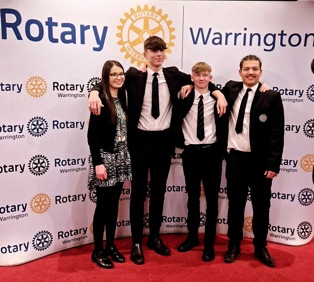 Image of Great Sankey High School Shines at Rotary Warrington District Youth Speaks Competition