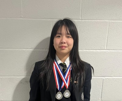 Image of Gabrielle Wins Double Silver at Junior Warrington Youth Zone Badminton Challenge