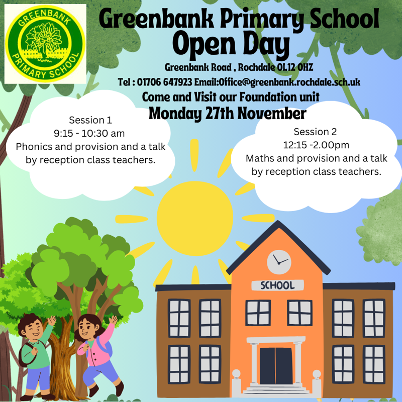 Image of Greenbank Primary School Open Day