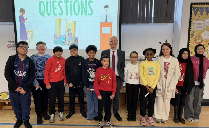 Image of MP visit and question time