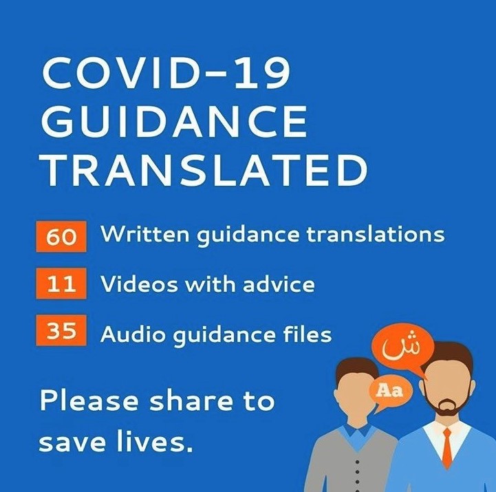 Image of COVID-19 Information in 60 Languages