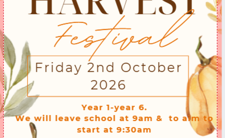 Image of Harvest Festival Friday 2nd October 2026