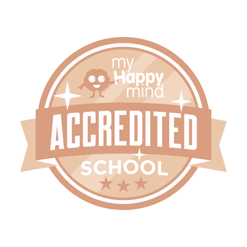 Image of We are proud to announce that we are a myHappymind Bronze Accredited School!