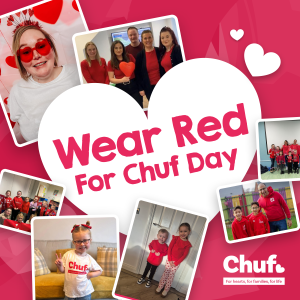 Image of CHUF day - wear red for  £1 donation