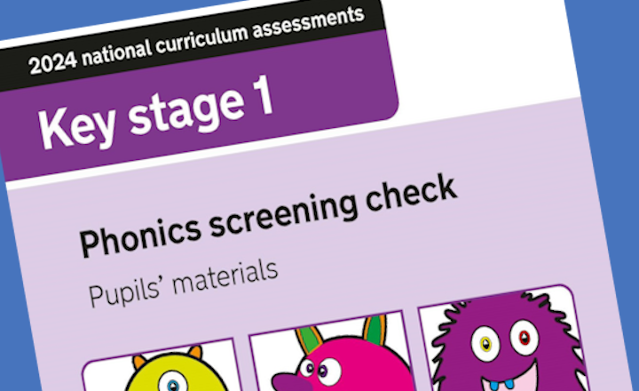 Image of KS1 Phonics Screening Check