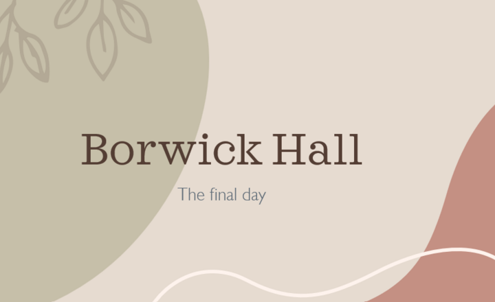 Image of It's the Final Day - Borwick Oct 24