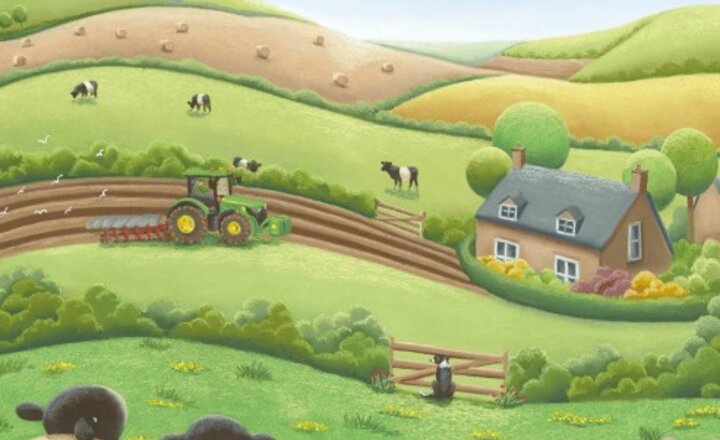 Image of Foundation down on the farm!