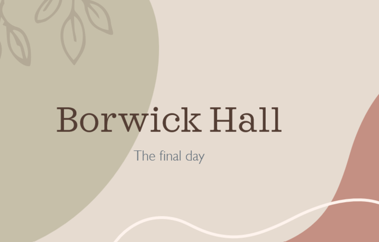 Image of It's the Final Day - Borwick Oct 24