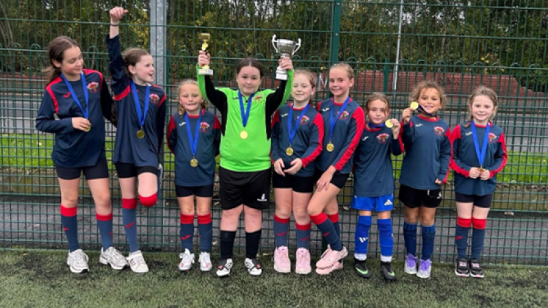 Image of  KS2 Girls Football WINNERS! 