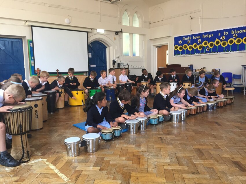 Image of Drumming in Year 3