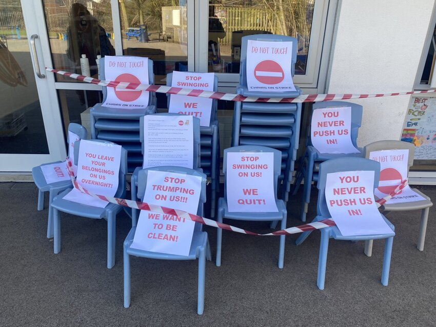 Image of Chairs On Strike! 