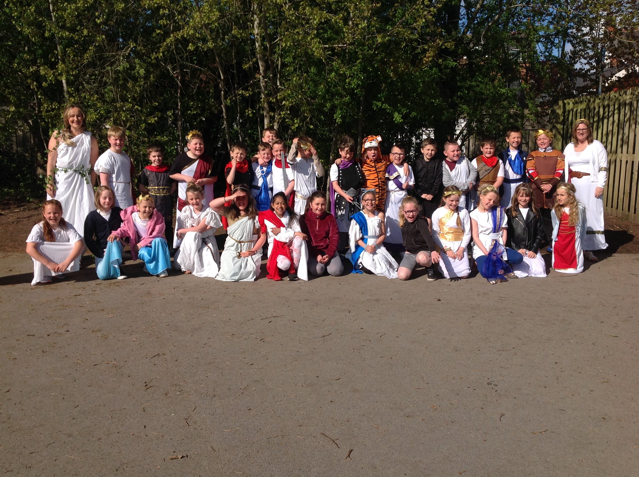 Image of Greek Day - Poplar Class