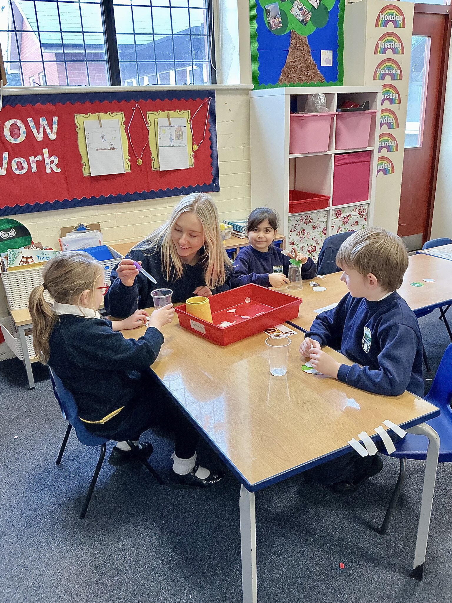 Image of We have been testing a variety of materials to identify which are waterproof! 