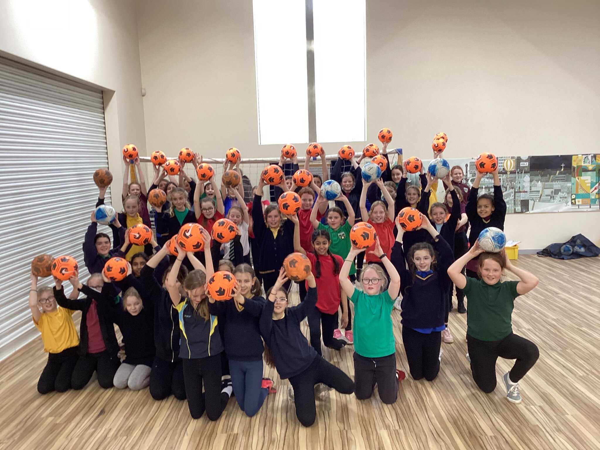 Image of Year 6 Girls Football Day