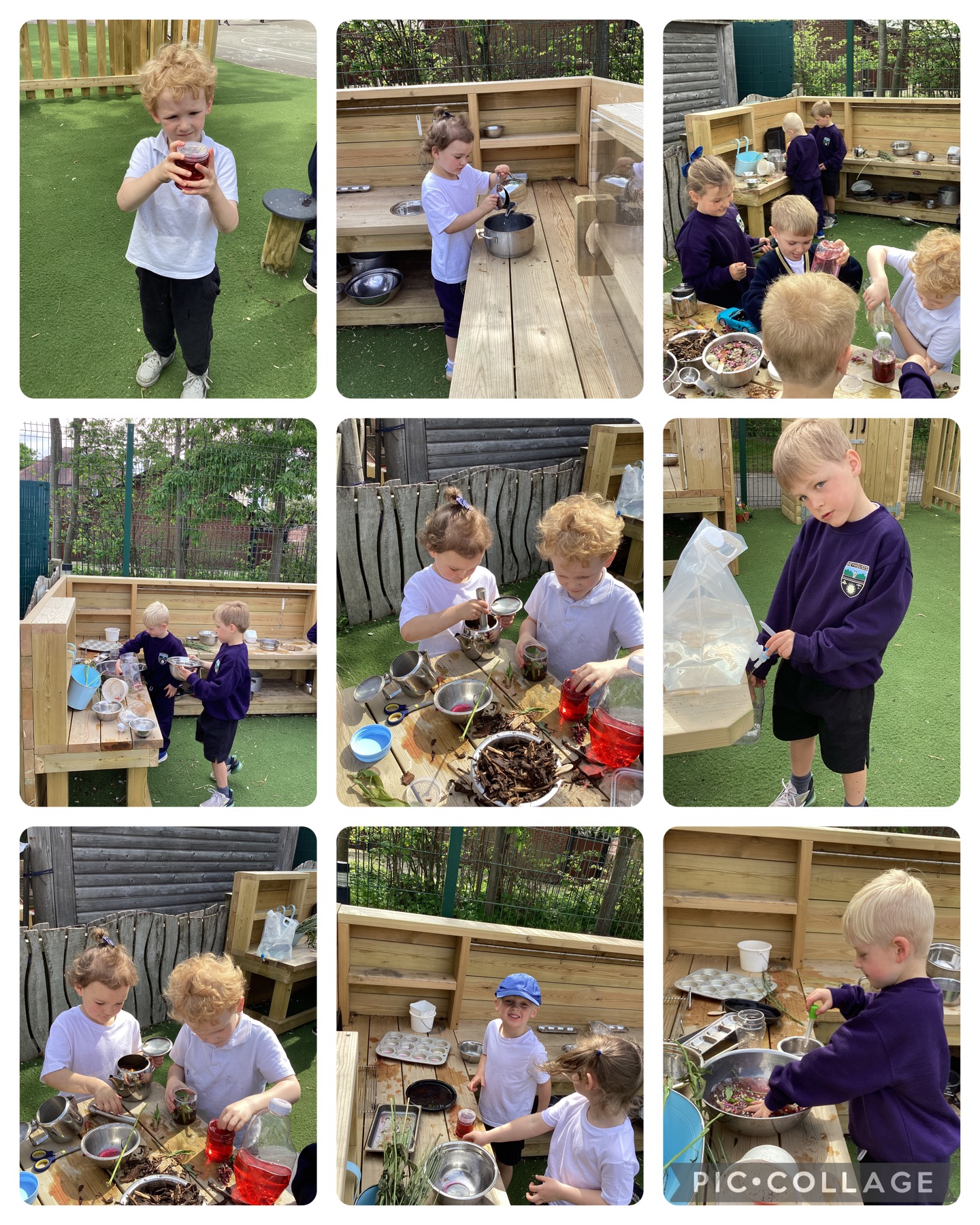 Image of Reception Mud Kitchen Fun