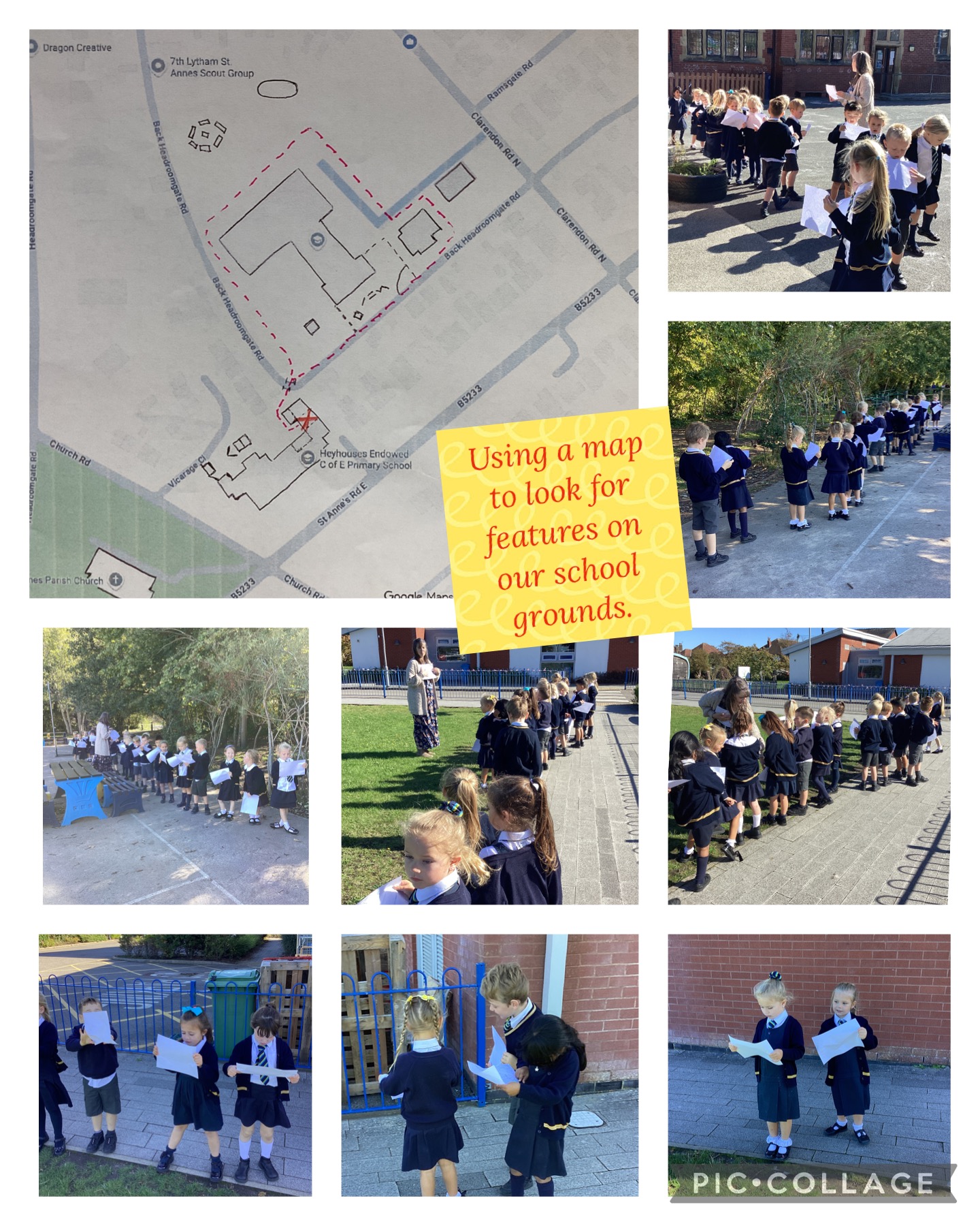 Image of Using our map skills in geography!