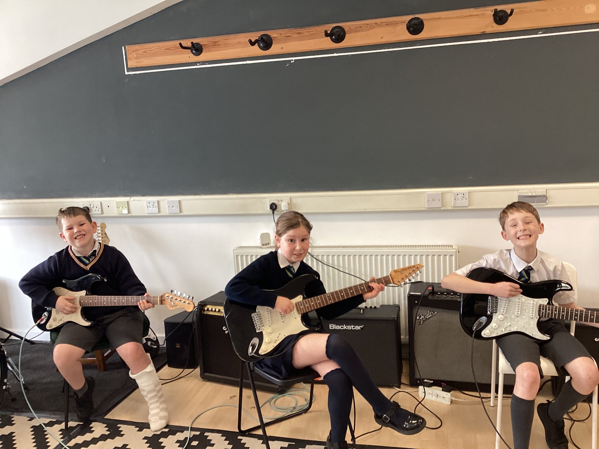 Image of Cherry Class Rocks with Upbeat Rock Academy!