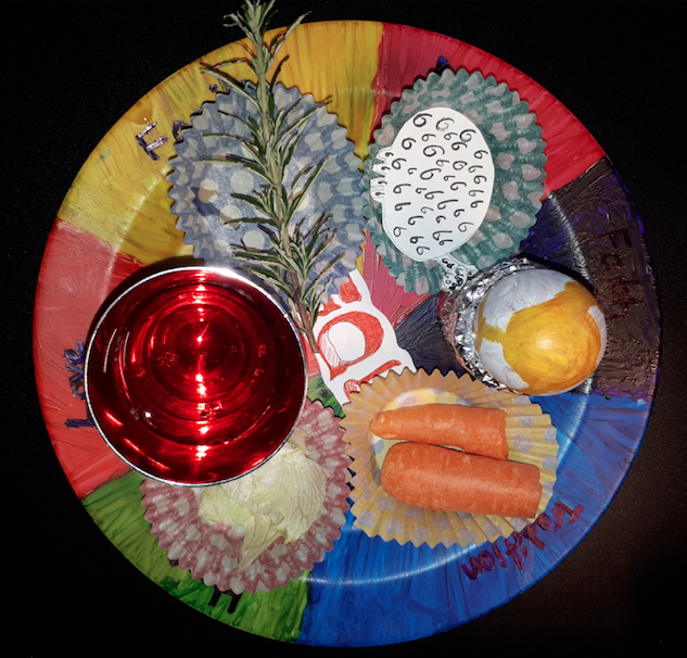 Image of Well done Ethan Nicholas! A fabulous Jewish Seder plate!
