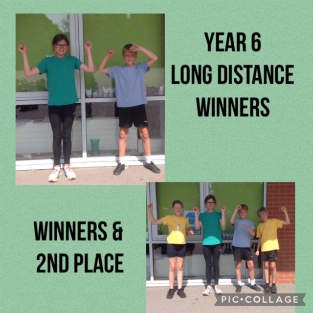 Image of Year Six Long Distance Winners and Runners-up