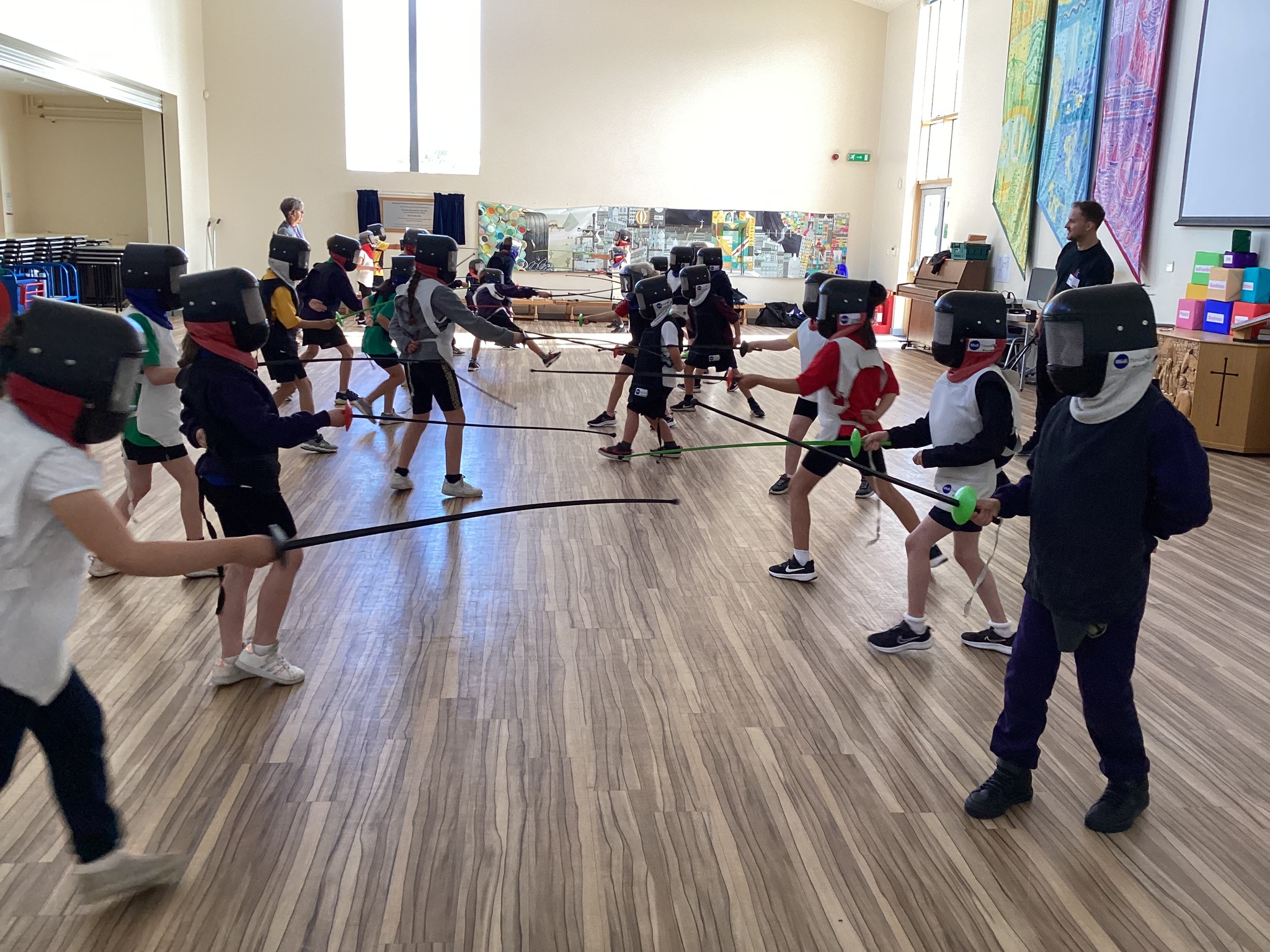 Image of Year 3 fencing - En Garde