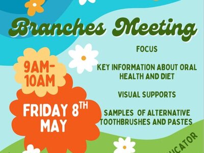 Image of Branches meeting on 8th May 9 - 10am.