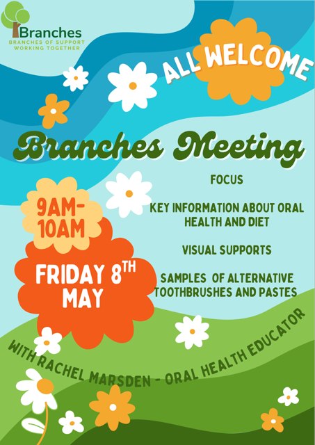 Image of Branches meeting on 8th May 9 - 10am.