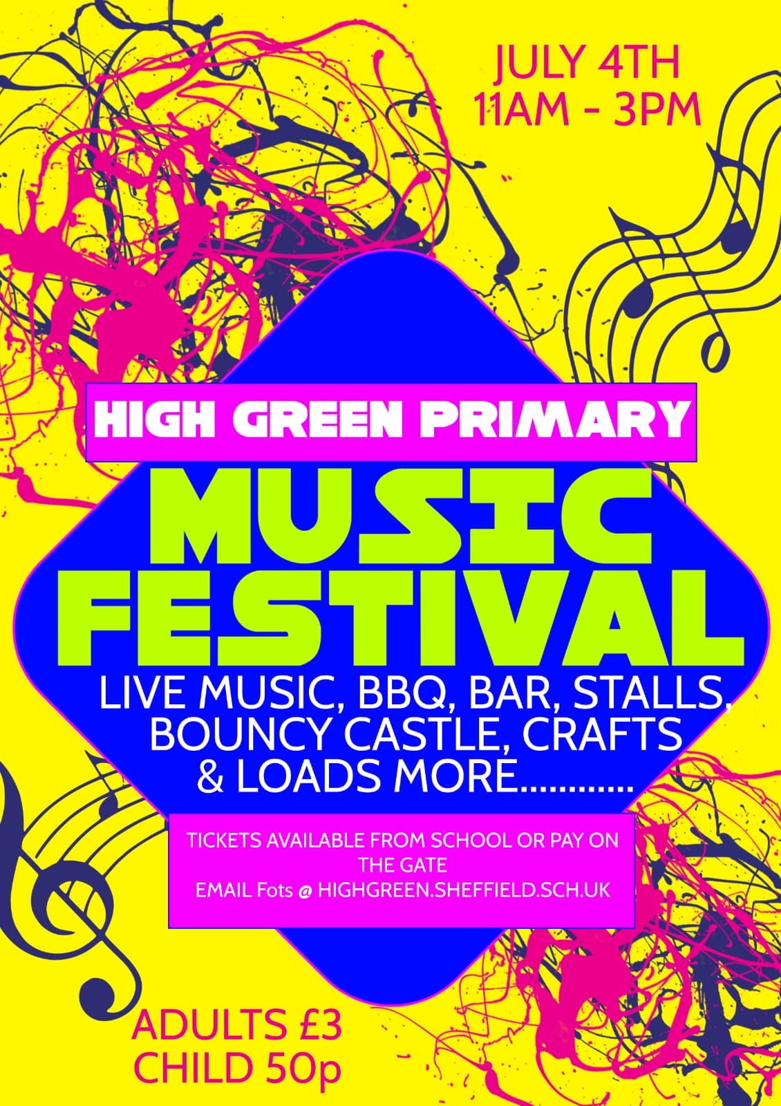 Image of High Green Primary - Music Festival