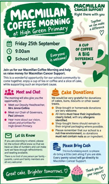 Image of Macmillan Coffee Morning