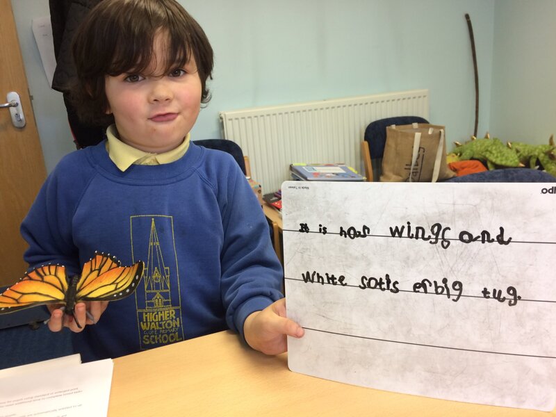 Image of Look who's proud of his writing today!