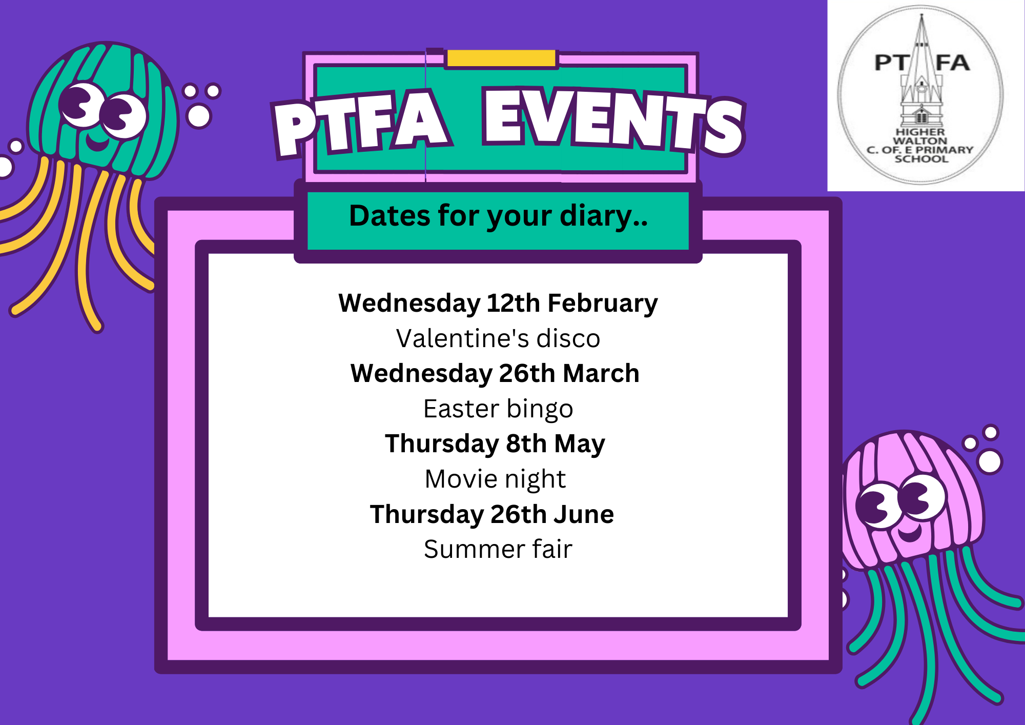 Image of Higher Walton PTFA (updated 16.5.25)