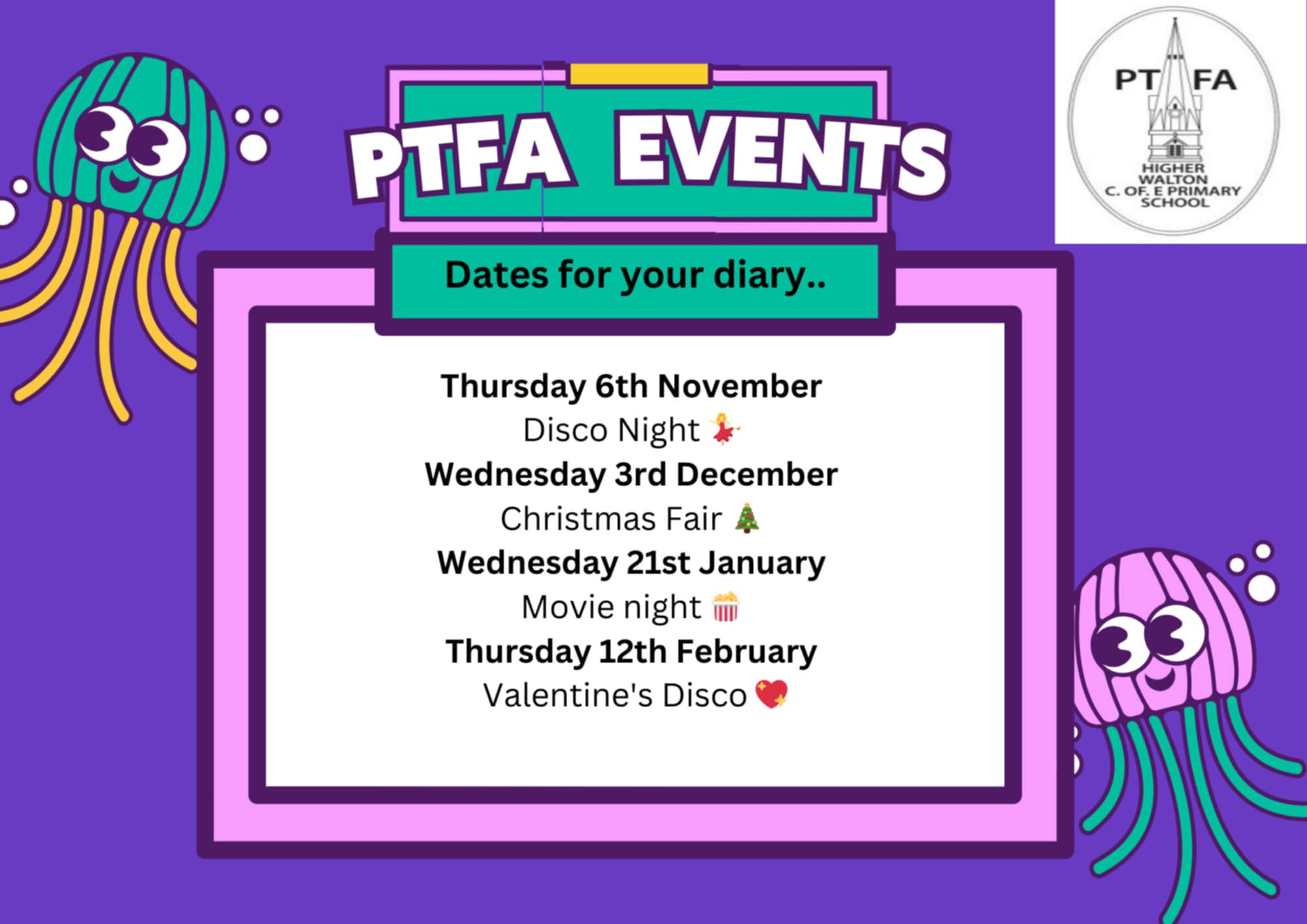 Image of Higher Walton PTFA (updated 9.10.25)