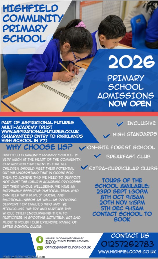 Image of Admissions for 2027 now OPEN