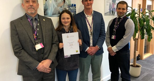 Golden Achievement for HNC Student Emma | Huddersfield New College
