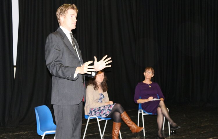 Image of Tristram Hunt Question and Answer Session