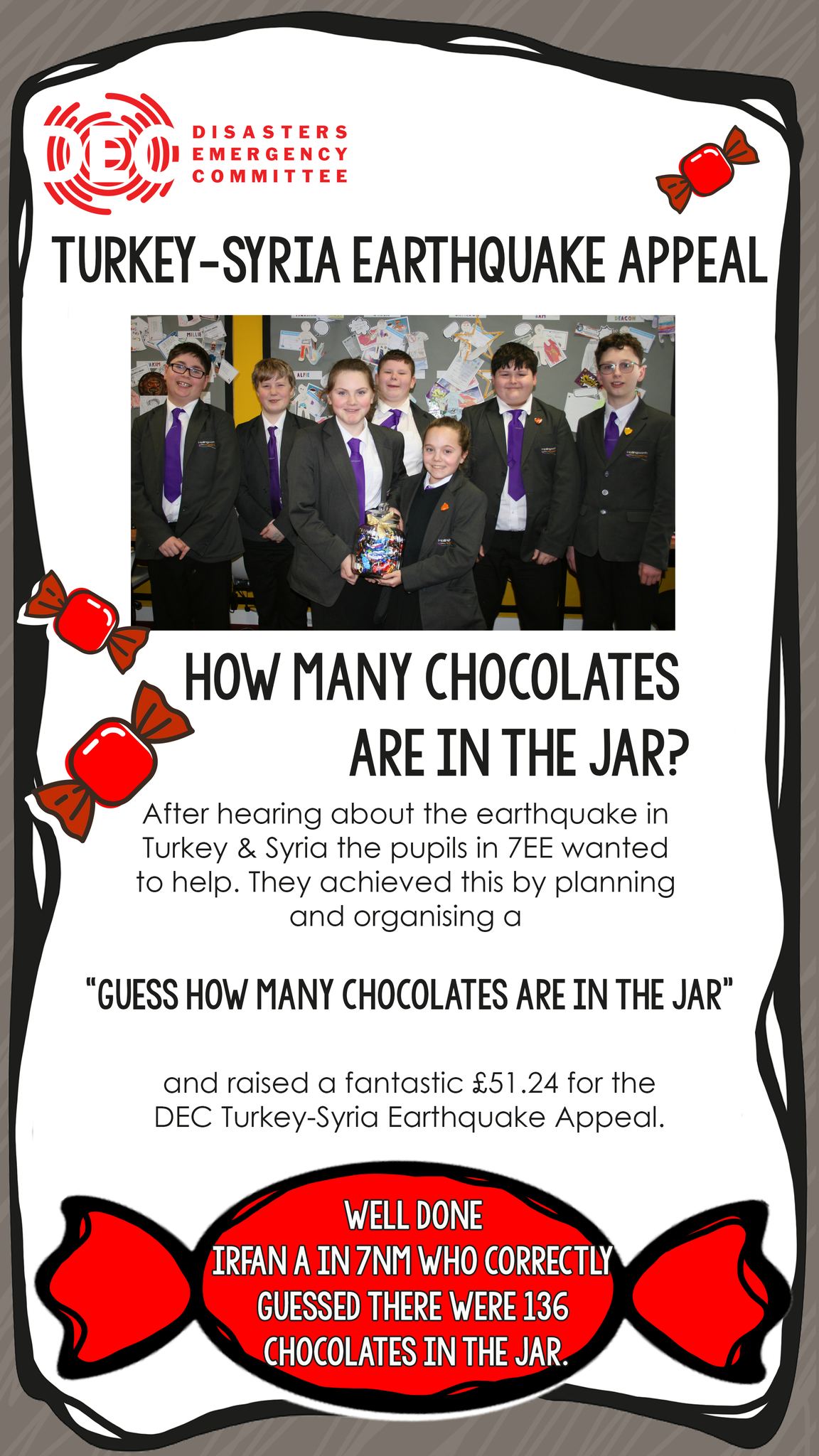 Image of Hollingworth Pupils Raise Money for Good Cause