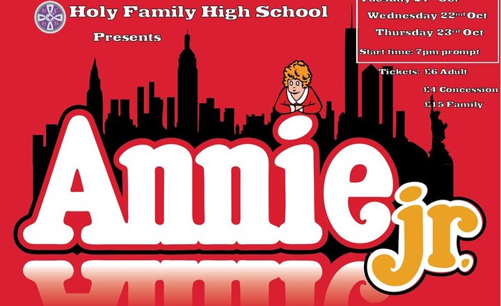 Image of Holy Family presents Annie