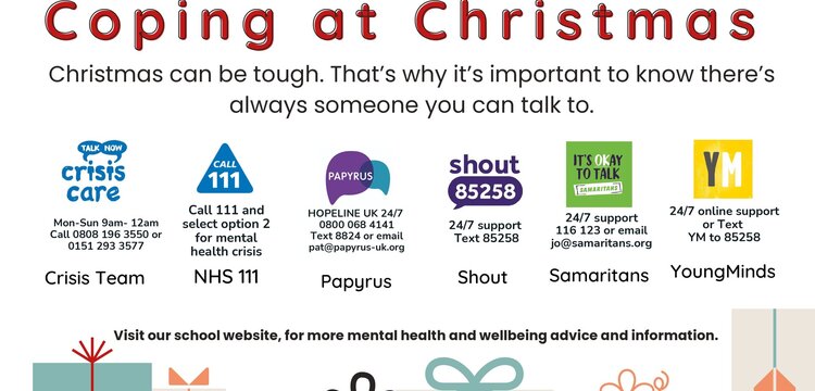 Image of Christmas helplines available through the holiday season