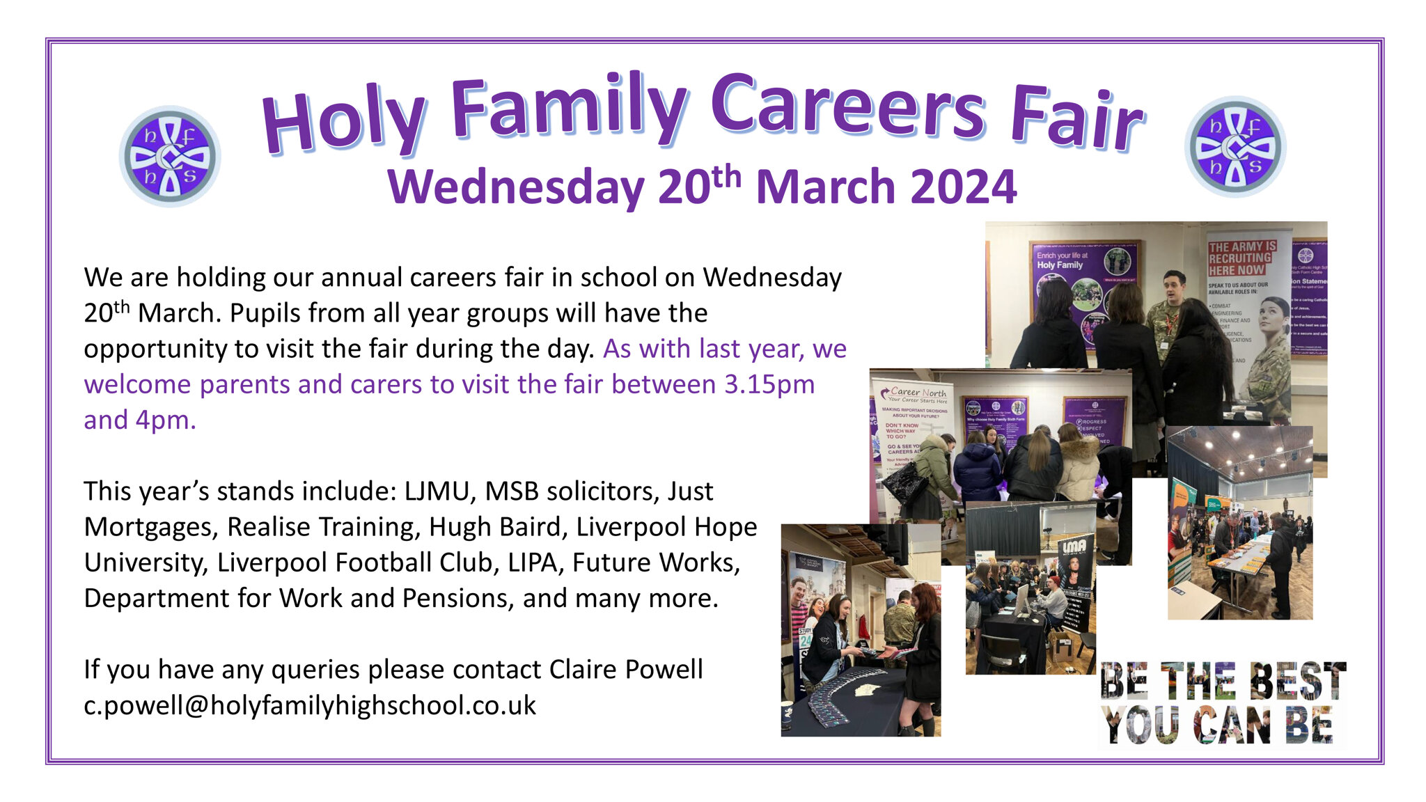 Image of Holy Family Careers Fair