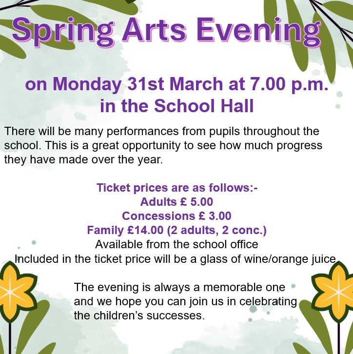 Image of Spring Arts Evening