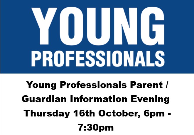 Image of Young Professionals Parent/Guardian Information Evening