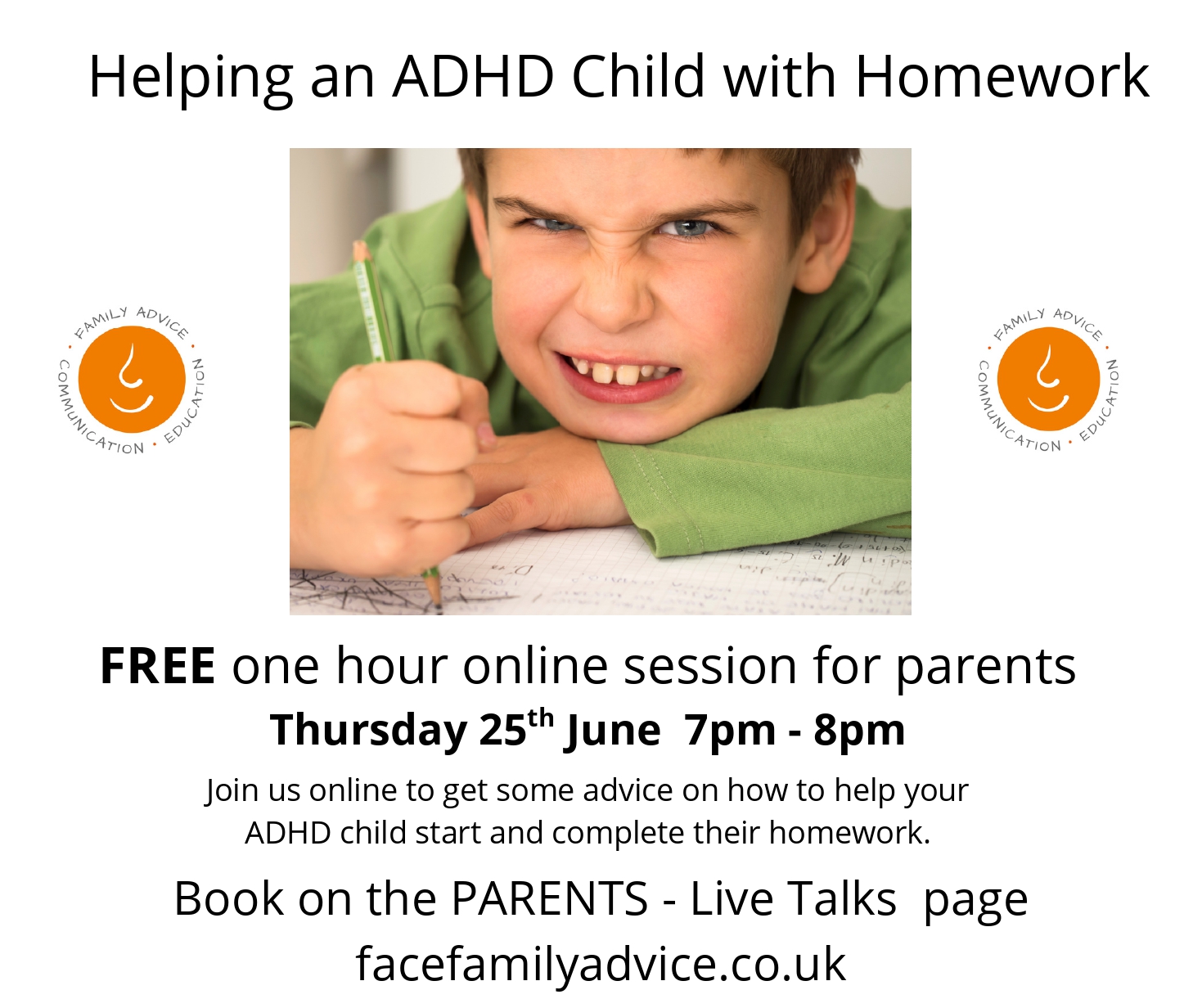 Image of Helping an ADHD Child with Homework