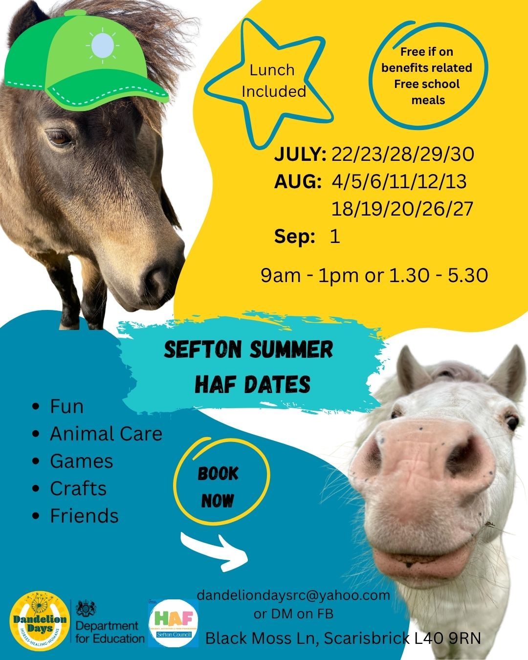 Image of Sefton Summer HAF Dates