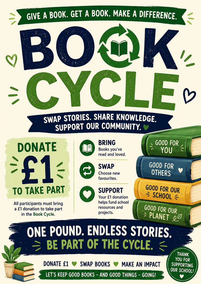 Image of 📚 BOOK CYCLE –  THURSDAY 2ND JULY! 📚 