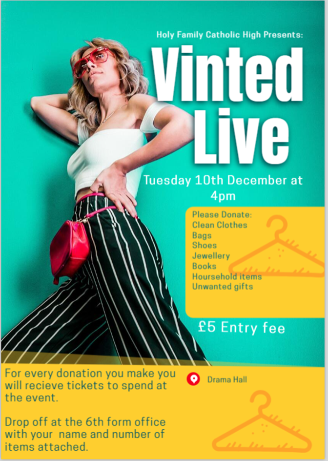 Image of 'Vinted Live' event on Tuesday 10th December at 4pm