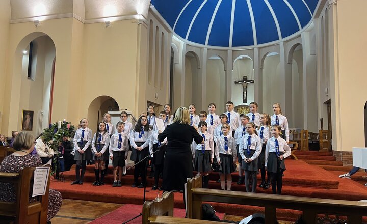 Image of Blackpool Catholic School's Advent Mass