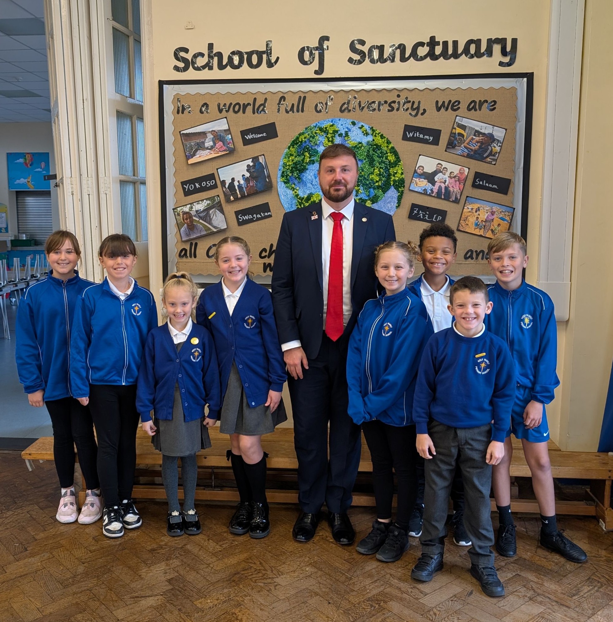 Image of Visit from Chris Webb MP