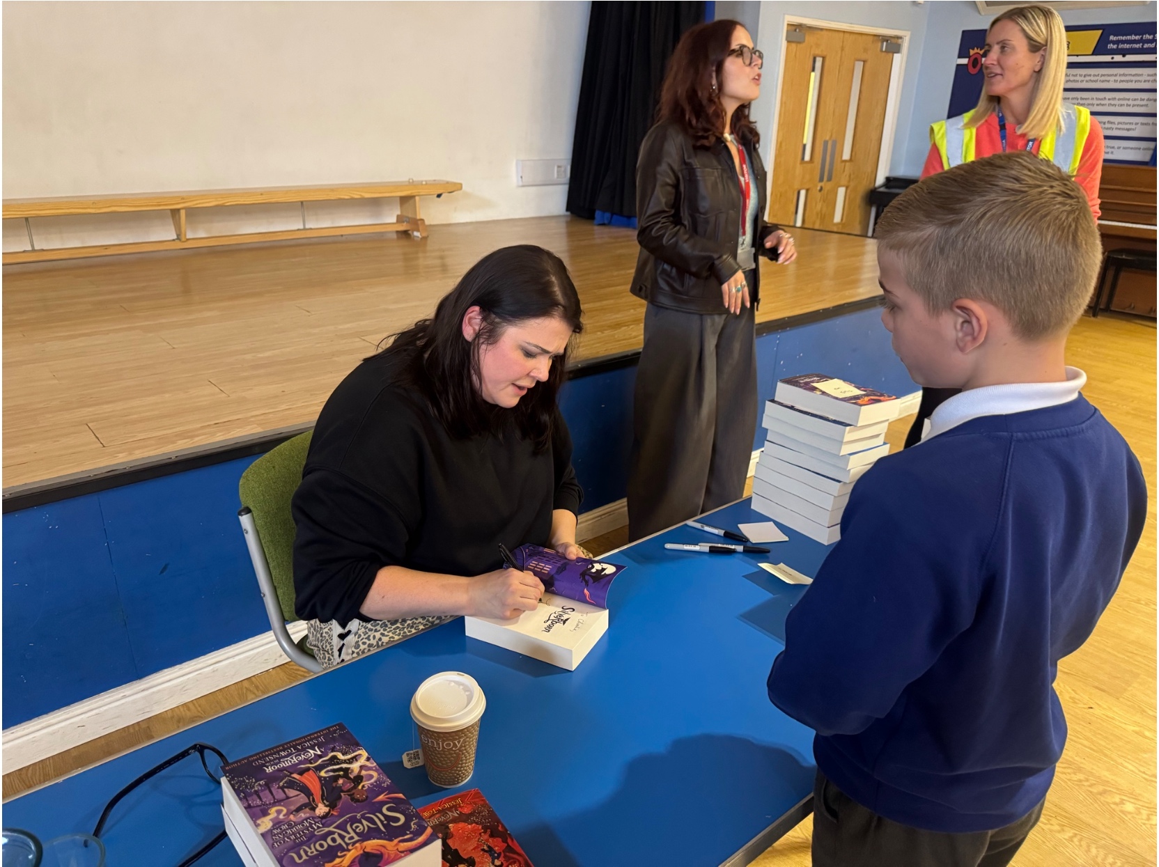 Image of Y6 meet author Jessica Townsend