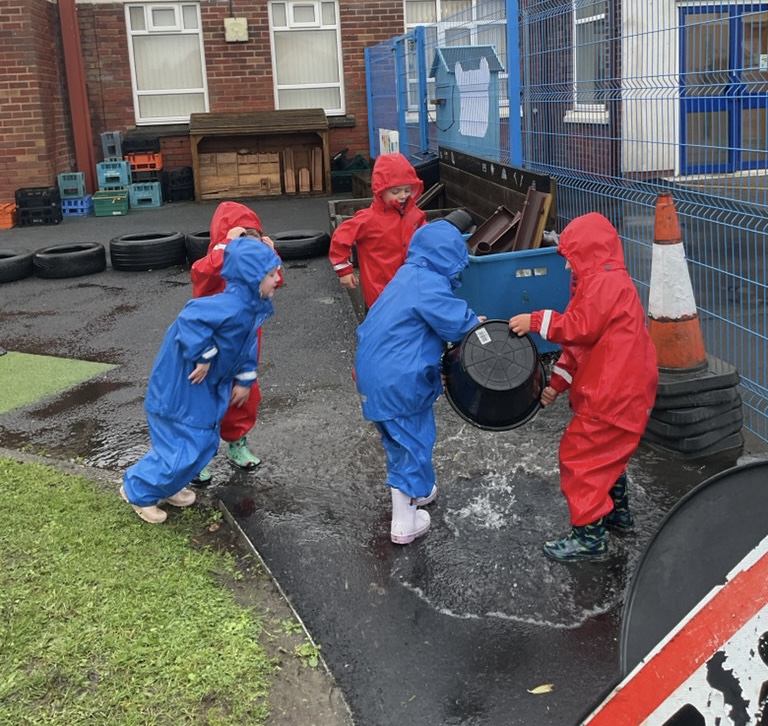 Image of Rainy day? Won't stop our play!