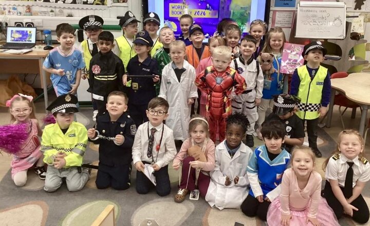 Holy Family pupils celebrate World Book day by dressing up as their aspirations