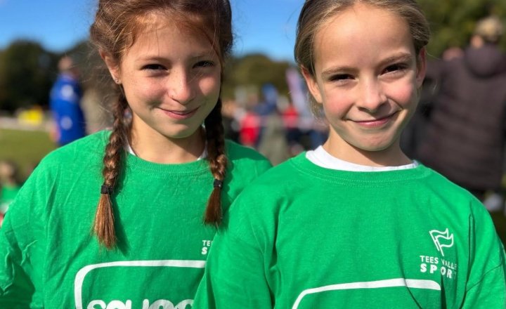 Our amazing Holy Family pupils at the Tees Valley Cross Country Finals in Middlesbrough